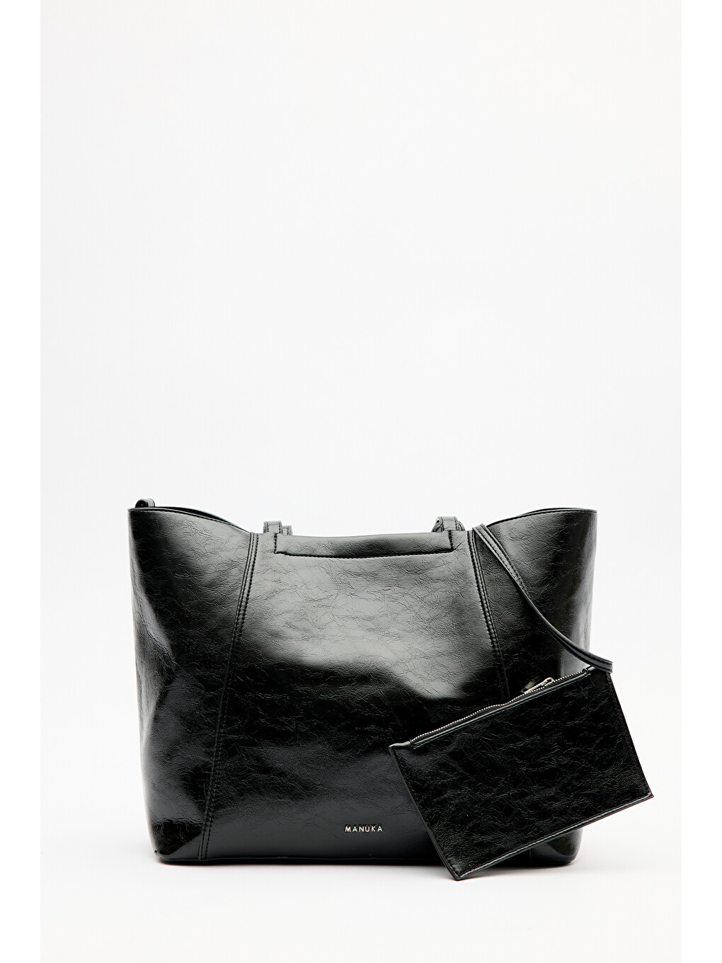 Square Tote Çanta Siyah-3