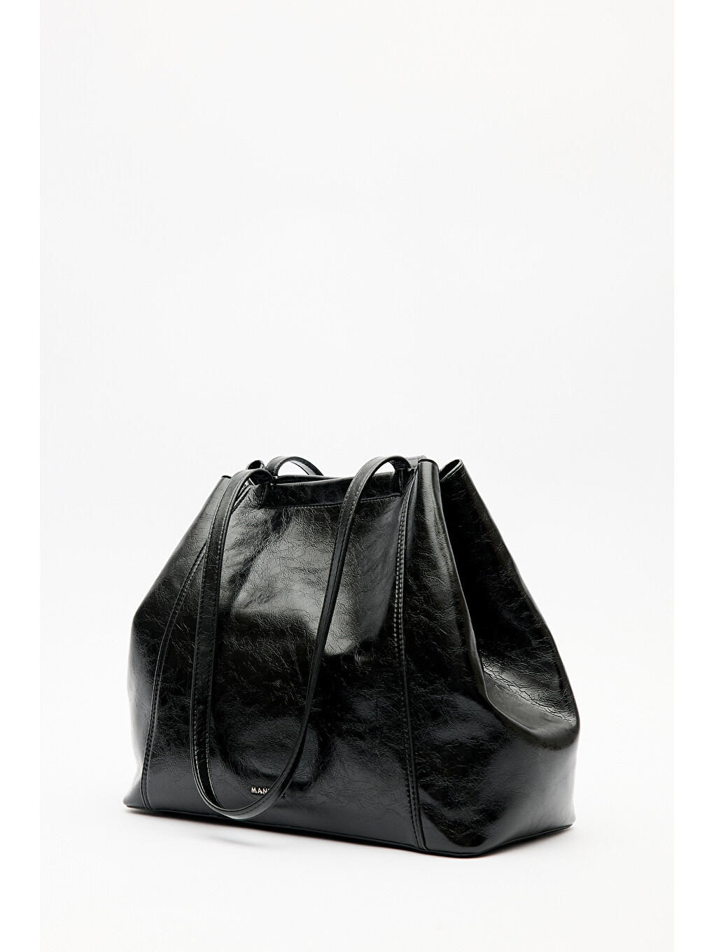 Square Tote Çanta Siyah-4