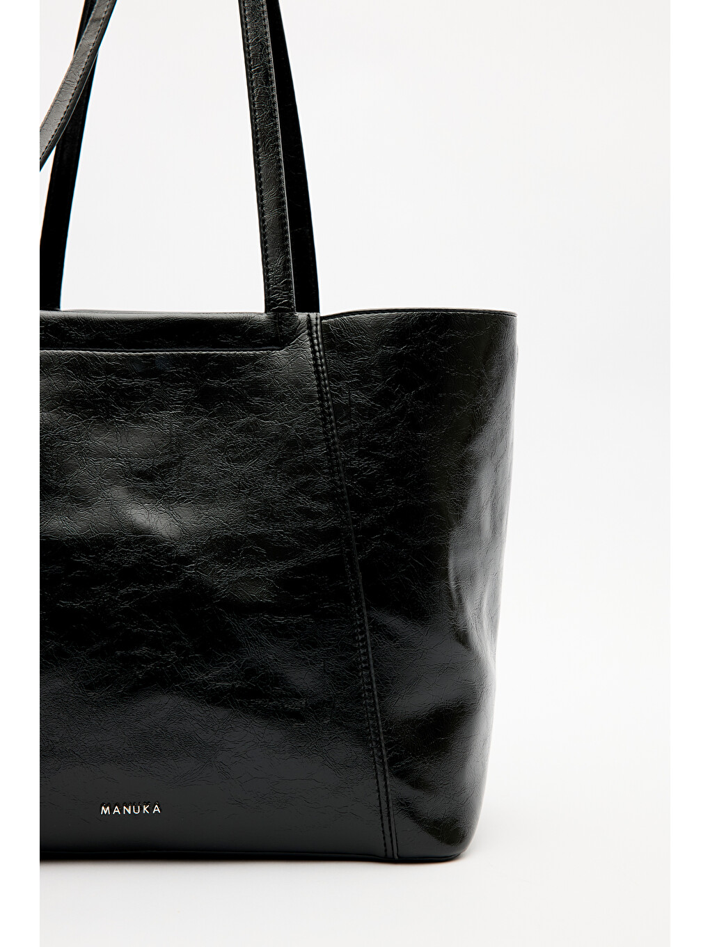 Square Tote Çanta Siyah-7