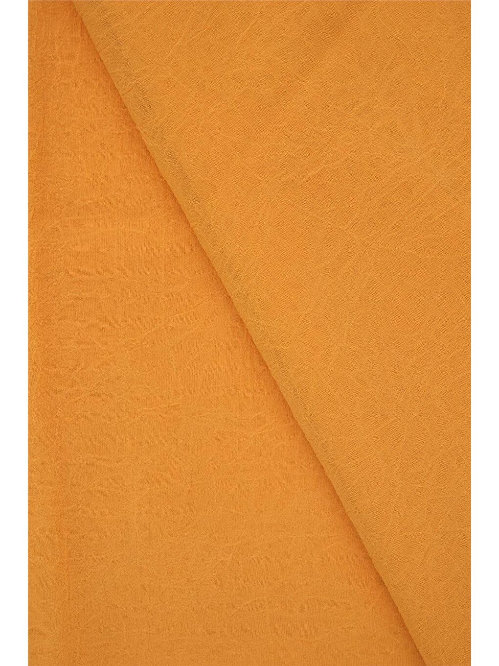 Sarı Trend Kırinkıl Şifon Şal 35-1