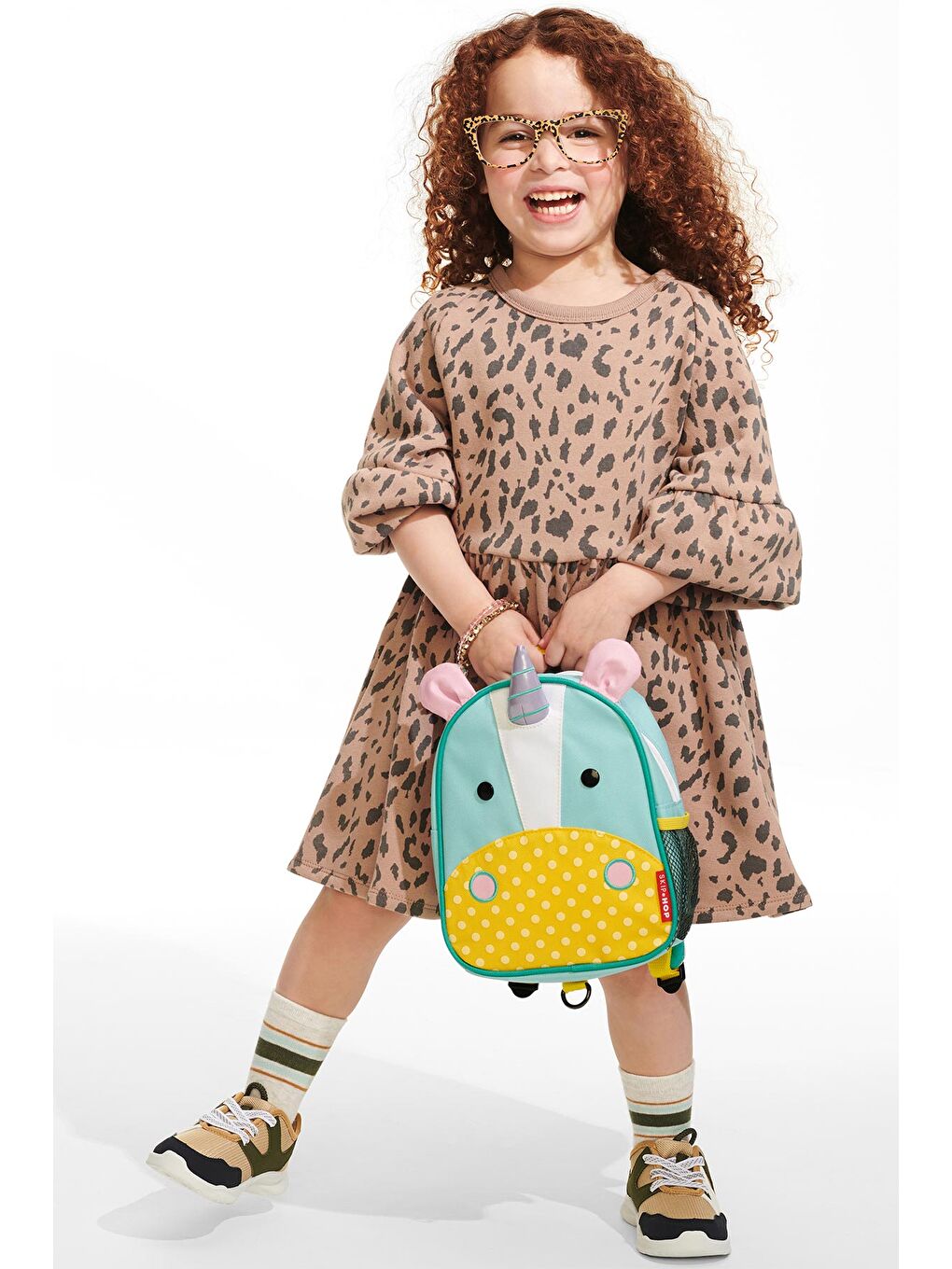 Karışık Çocuk Emniyet Kemerli Sırt Çantası-4