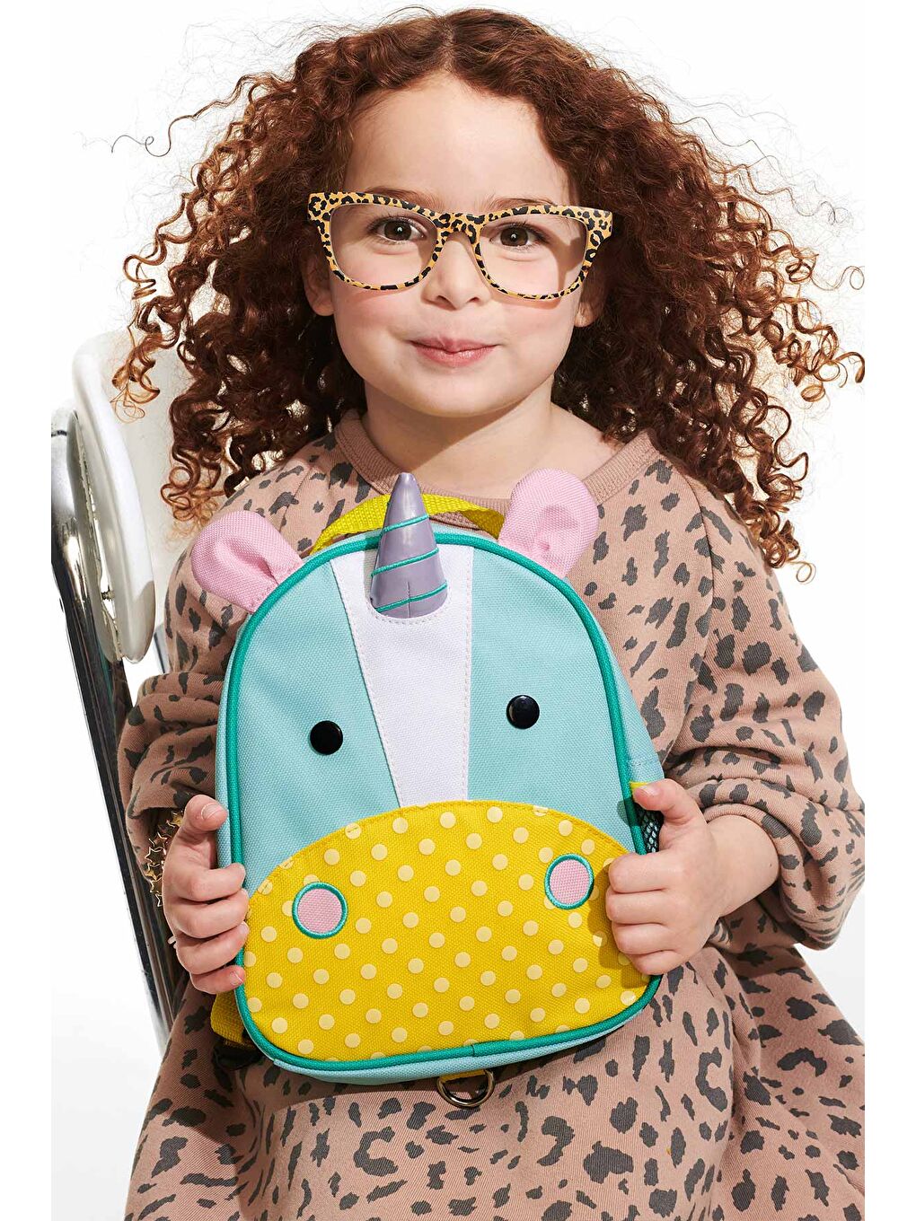 Karışık Çocuk Emniyet Kemerli Sırt Çantası-9