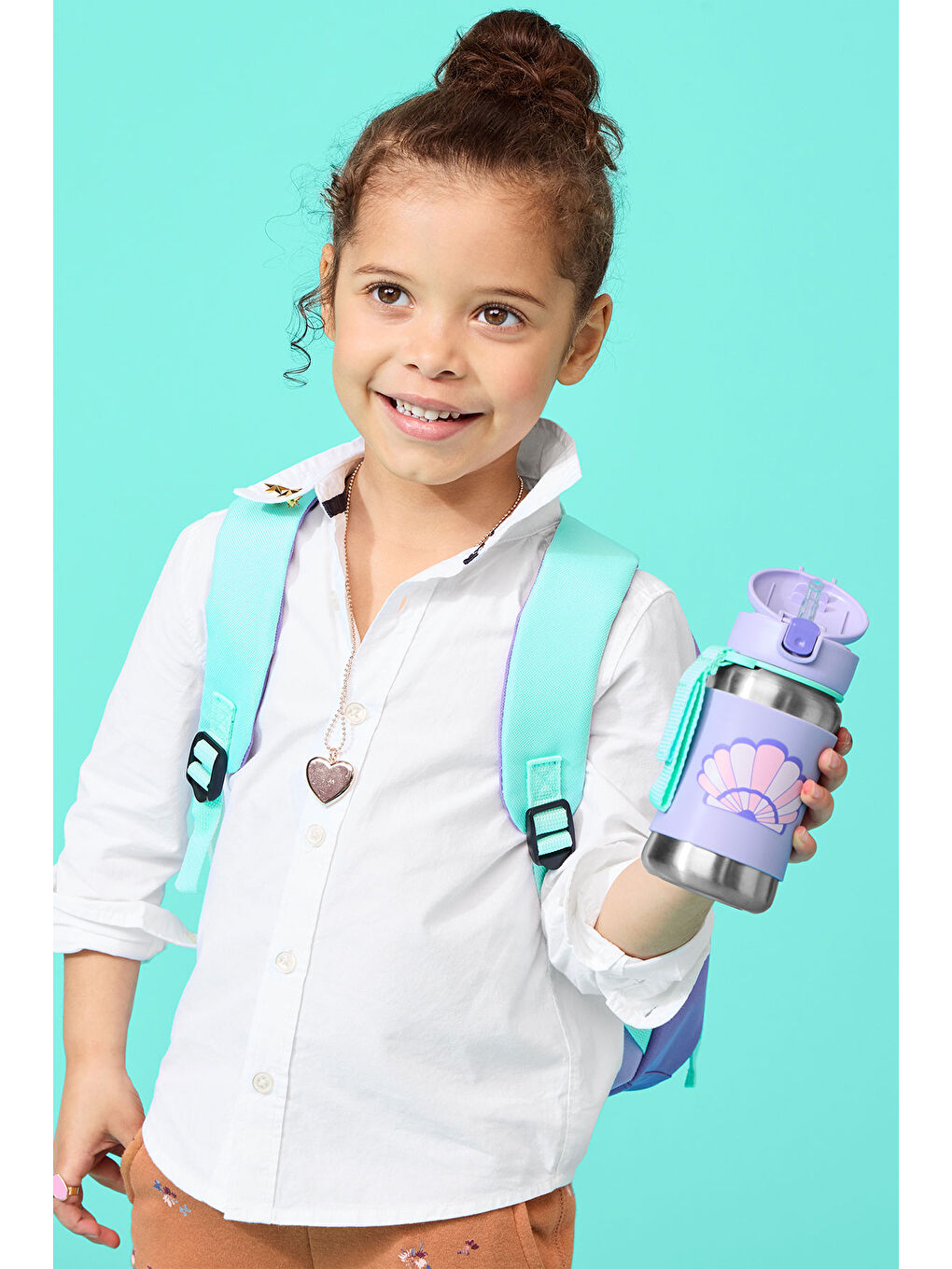 Spark Style Pipetli Paslanmaz Çelik Suluk Deniz Kabuğu-2