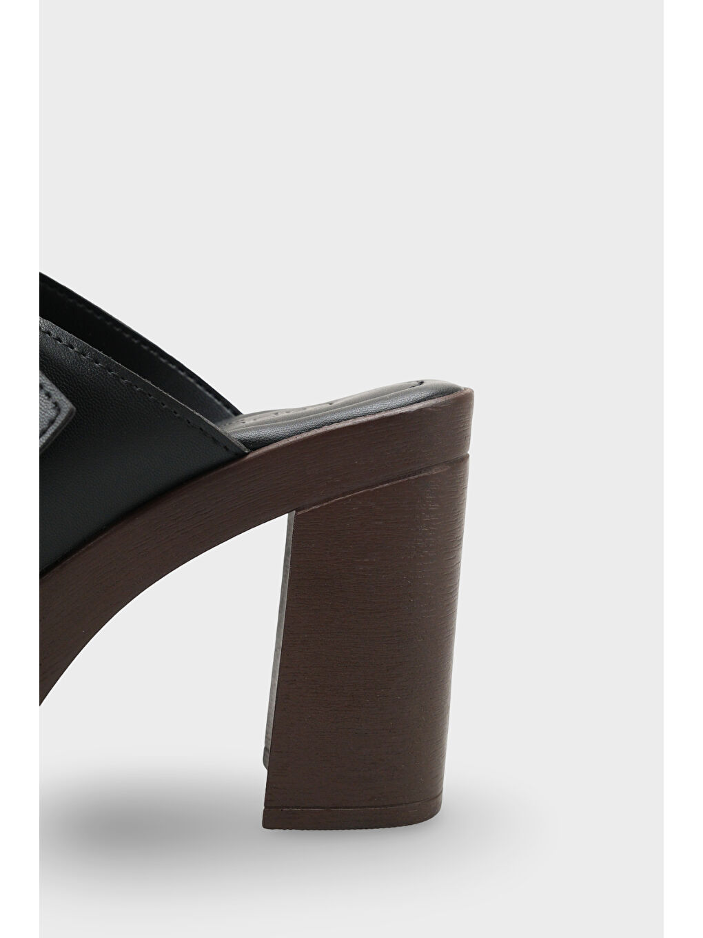 Siyah Rory Platform Çift Tokalı Kadın Terlik-3