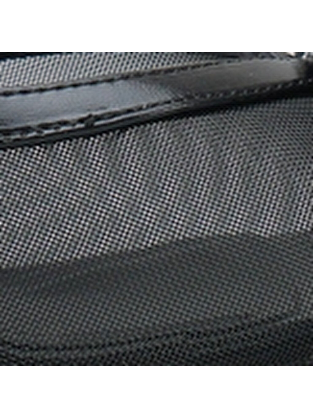 Siyah Robbi Sivri Burunlu Fileli Fiyonklu Orta Topuklu Kadın Terlik-6