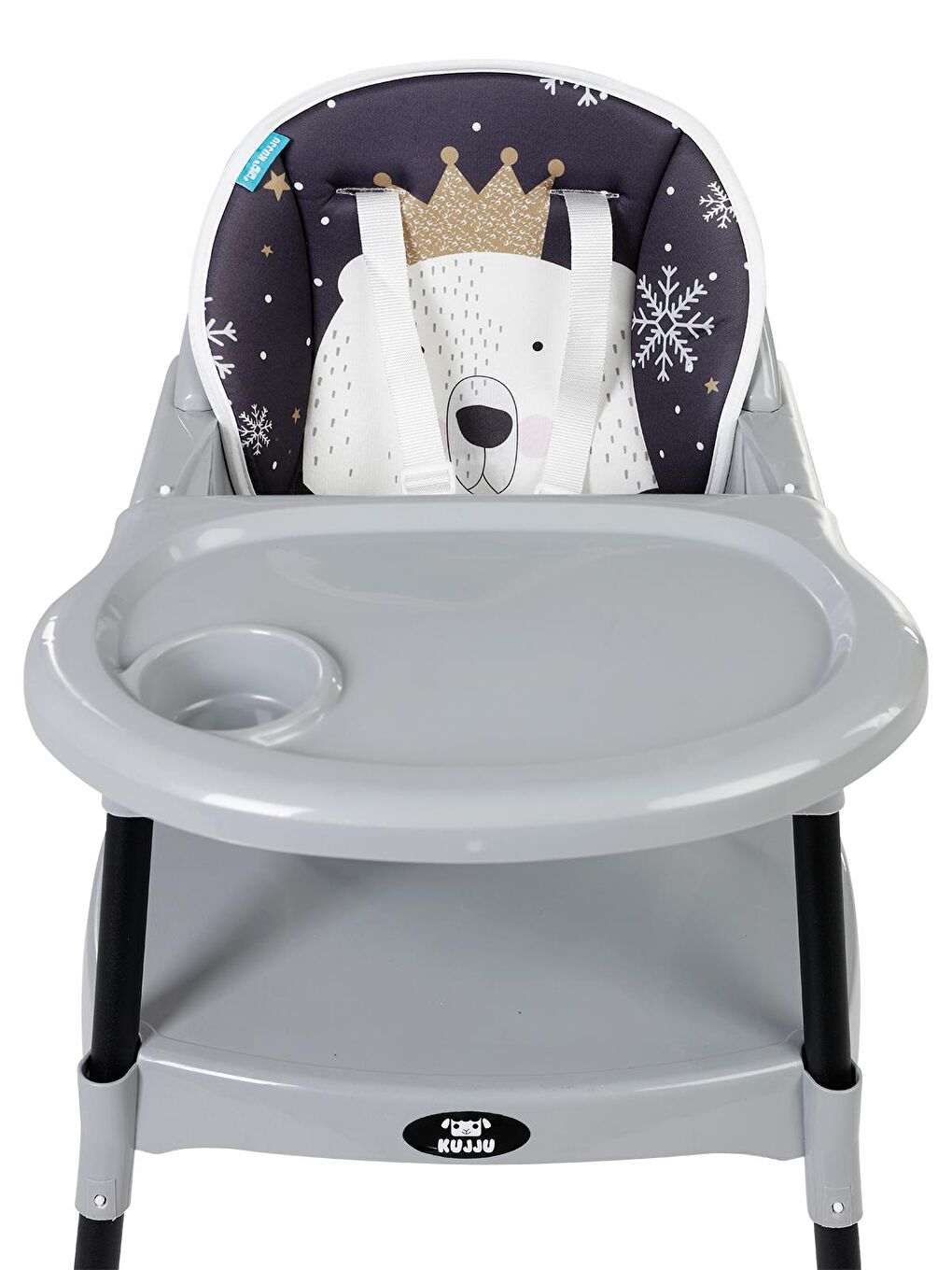 Platin 3 in 1 Mama Sandalyesi - Krem Gri