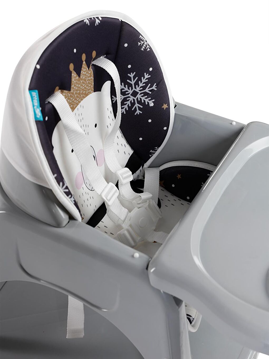 Platin 3 in 1 Mama Sandalyesi - Krem Gri-2