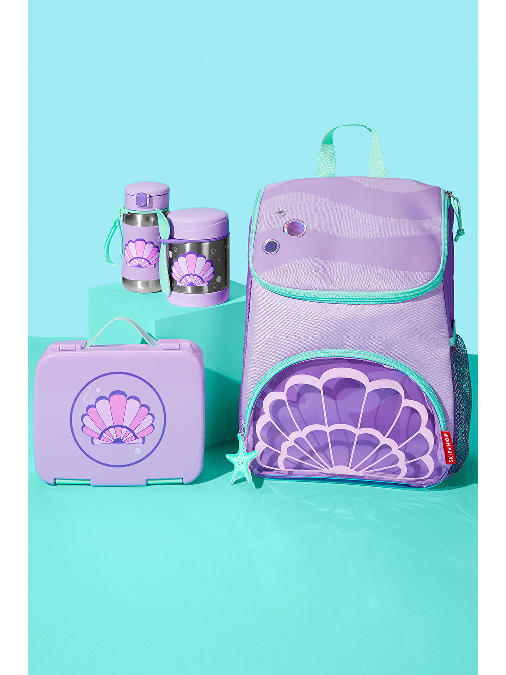 Spark Style Paslanmaz Çelik Termos Deniz Kabuğu-3