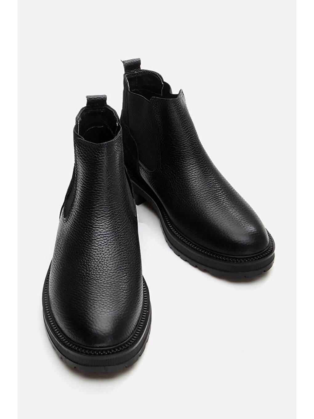 Hakiki Deri Siyah Erkek Günlük Bot-2