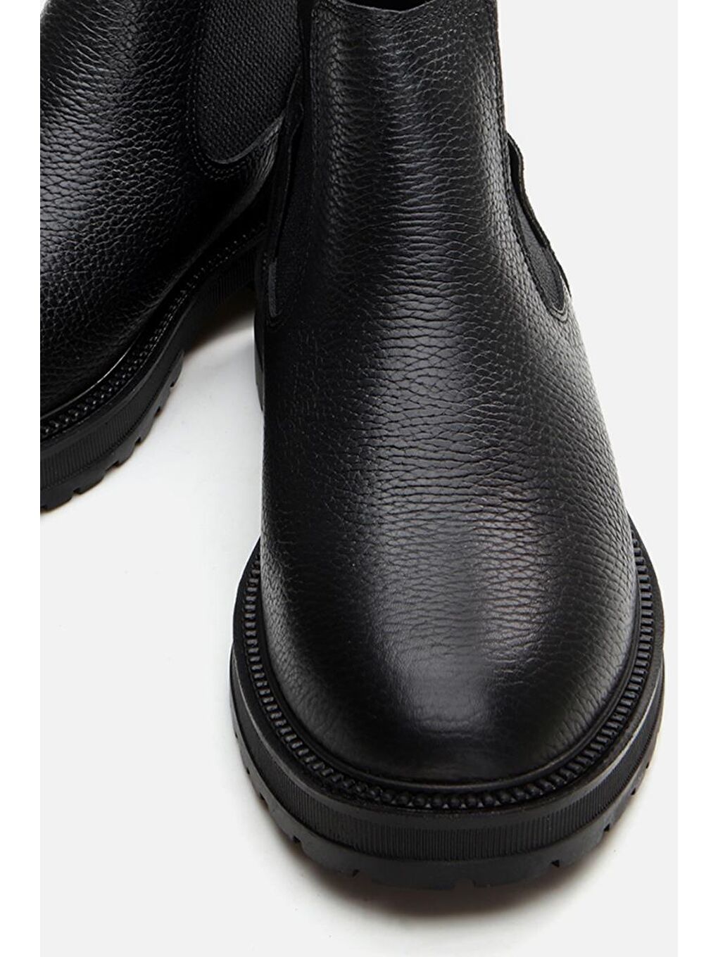 Hakiki Deri Siyah Erkek Günlük Bot-3