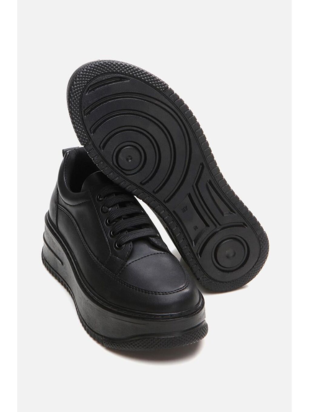 Siyah Kadın Spor Ayakkabı-5