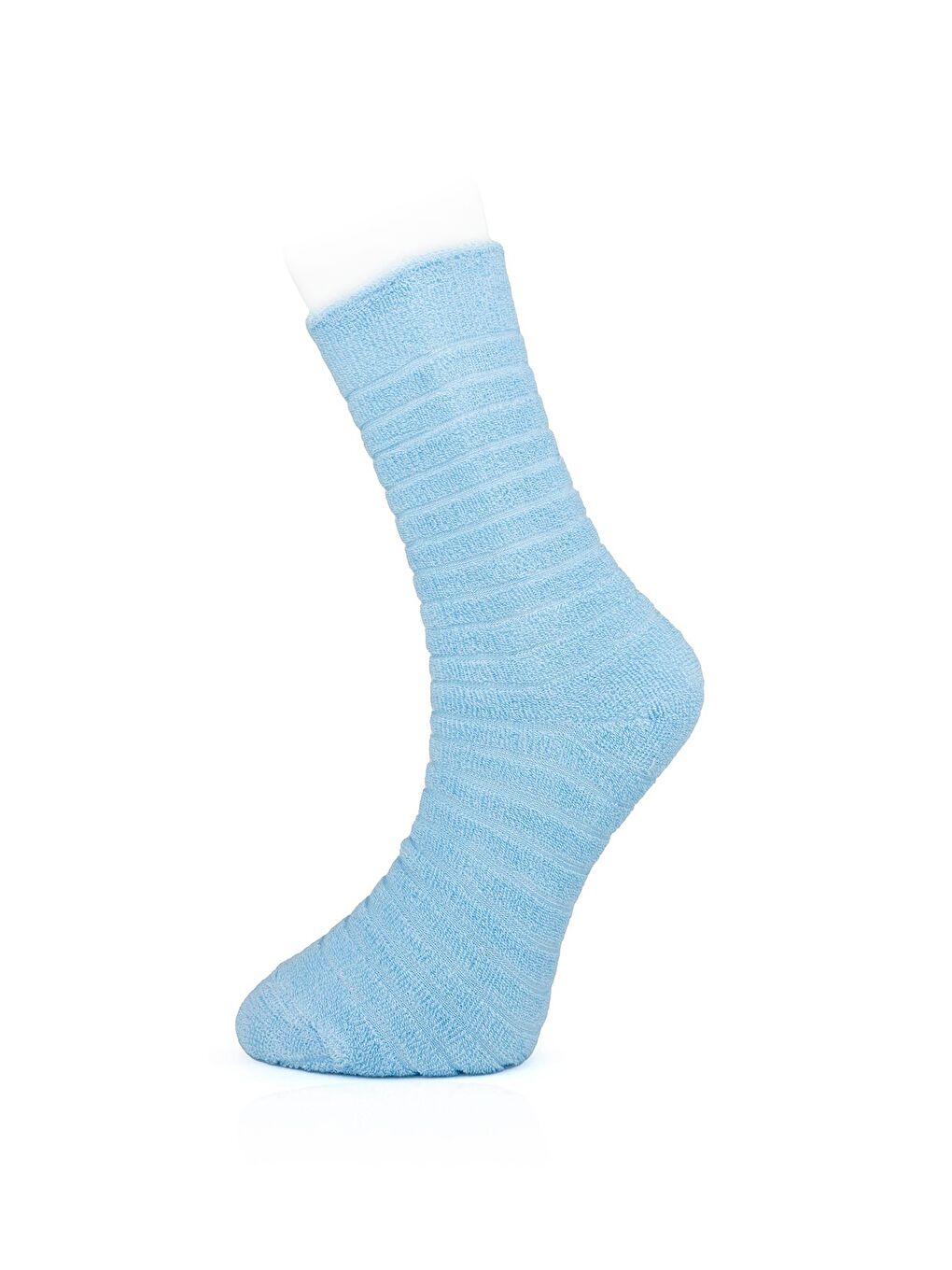 Karışık 6'lı Kadın Renkli Ters Havlu Kalın Kışlık Soket Çorap-1