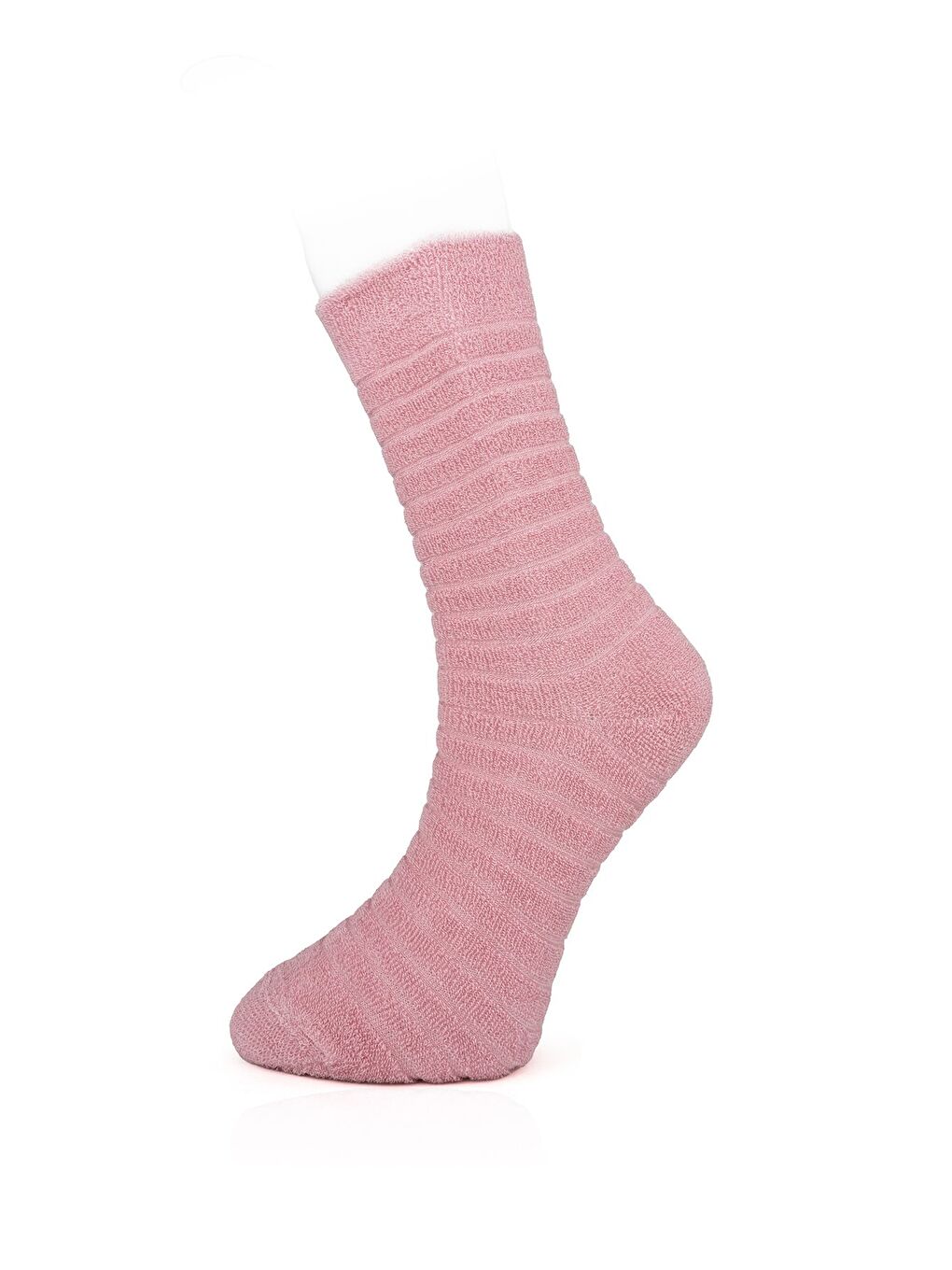 Karışık 6'lı Kadın Renkli Ters Havlu Kalın Kışlık Soket Çorap-5