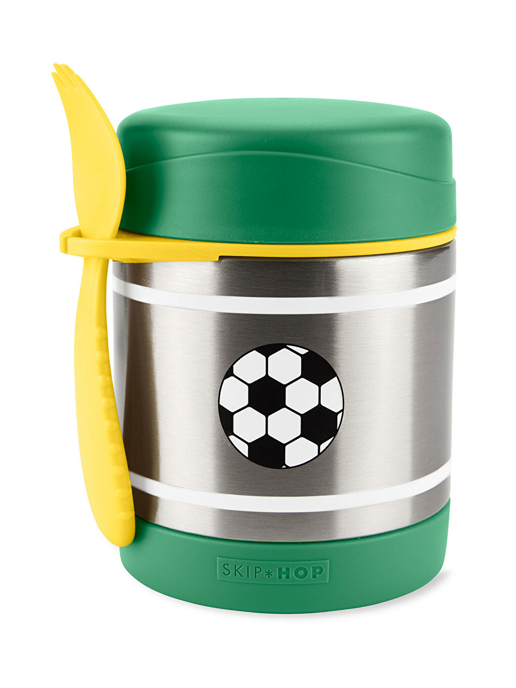 Paslanmaz Çelik Mama Saklama Termosu Seti - Futbol