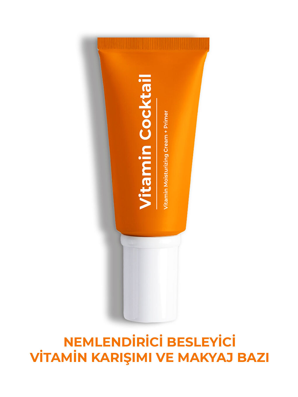 Vitamin Kokteyl-Nemlendirici Besleyici Onarıcı Yüz Kremi (Vitamin C+ B3 +B5 +E) ve Makyaj Bazı 50Ml