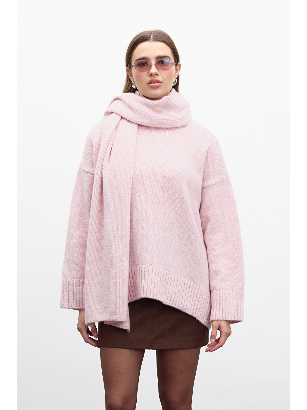 Yumuşak Atkı Pembe-2