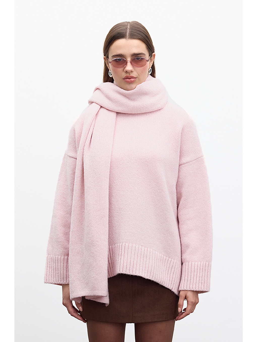 Yumuşak Atkı Pembe-3