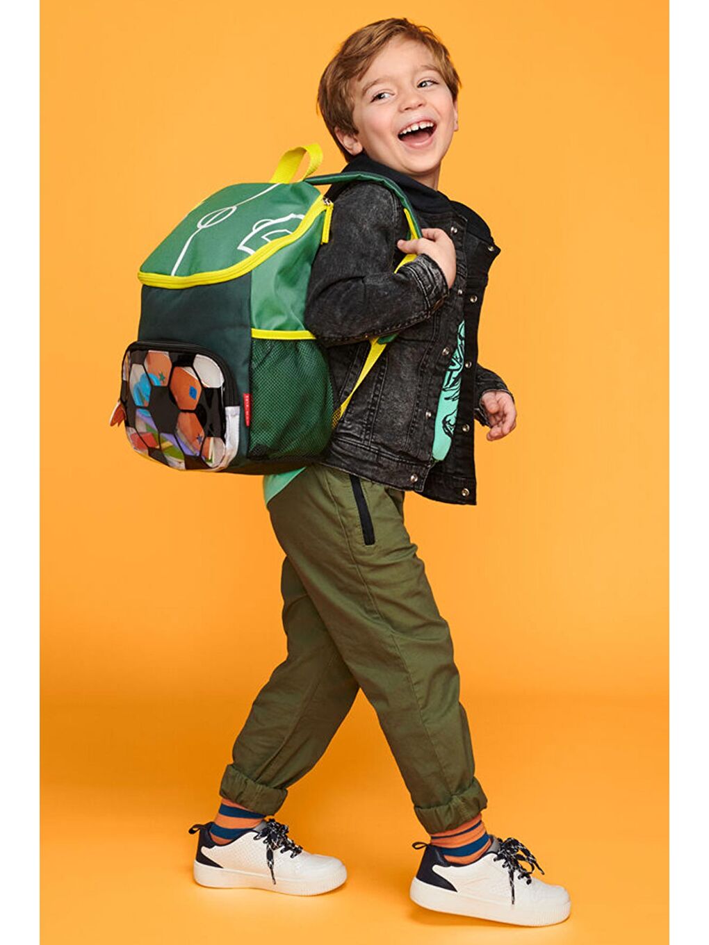 Karışık Spark Style Çocuk Sırt Çantası Futbol-2