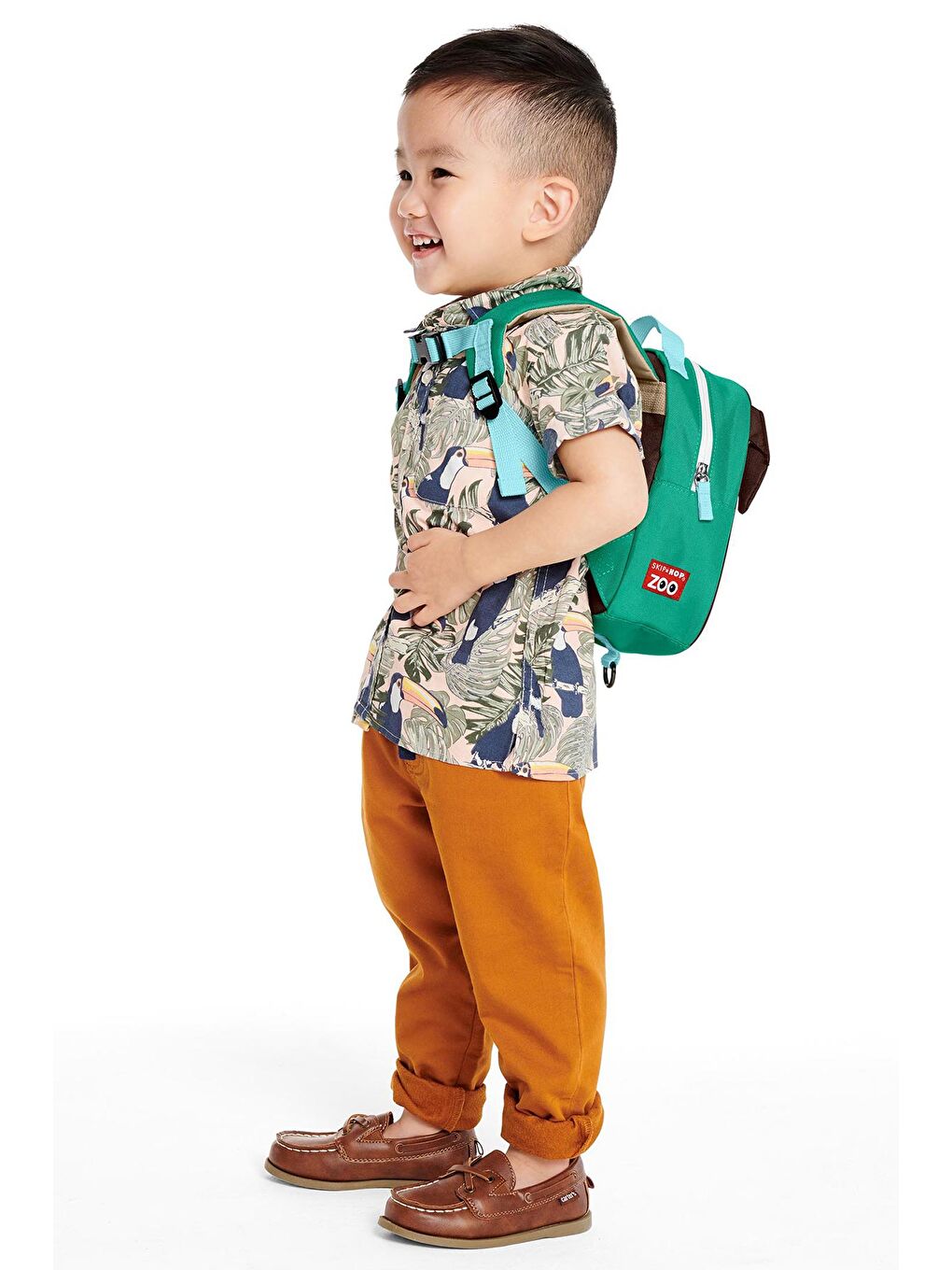 Karışık Çocuk Emniyet Kemerli Sırt Çantası Pug-1