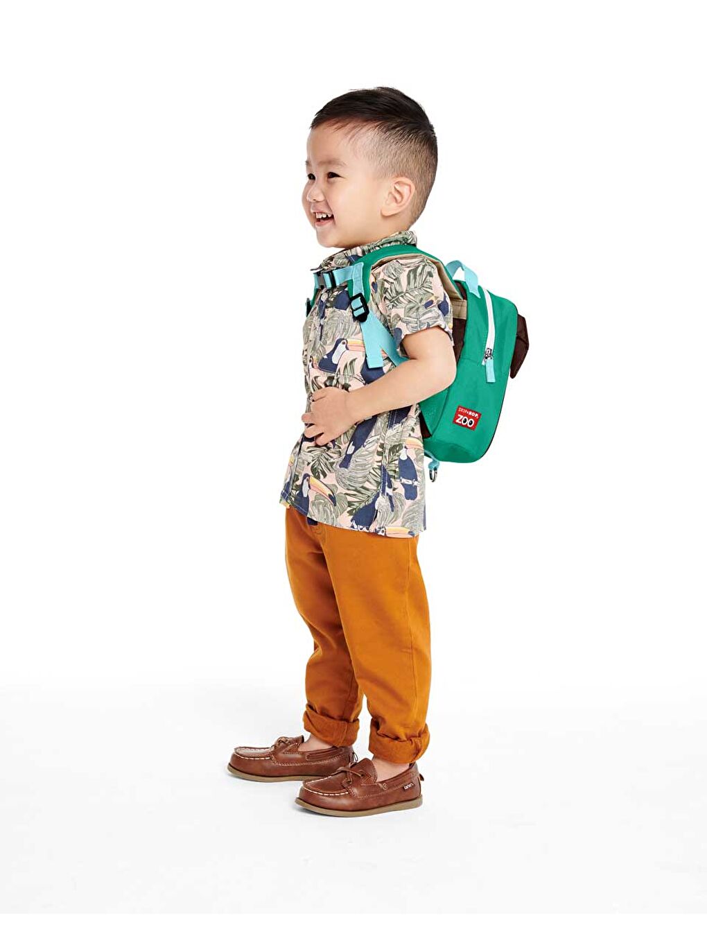 Karışık Çocuk Emniyet Kemerli Sırt Çantası Pug-5