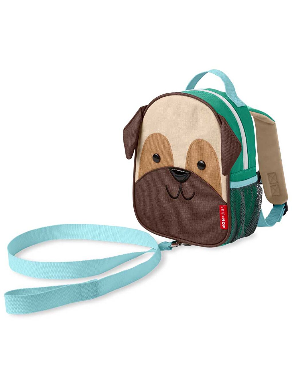 Karışık Çocuk Emniyet Kemerli Sırt Çantası Pug-6