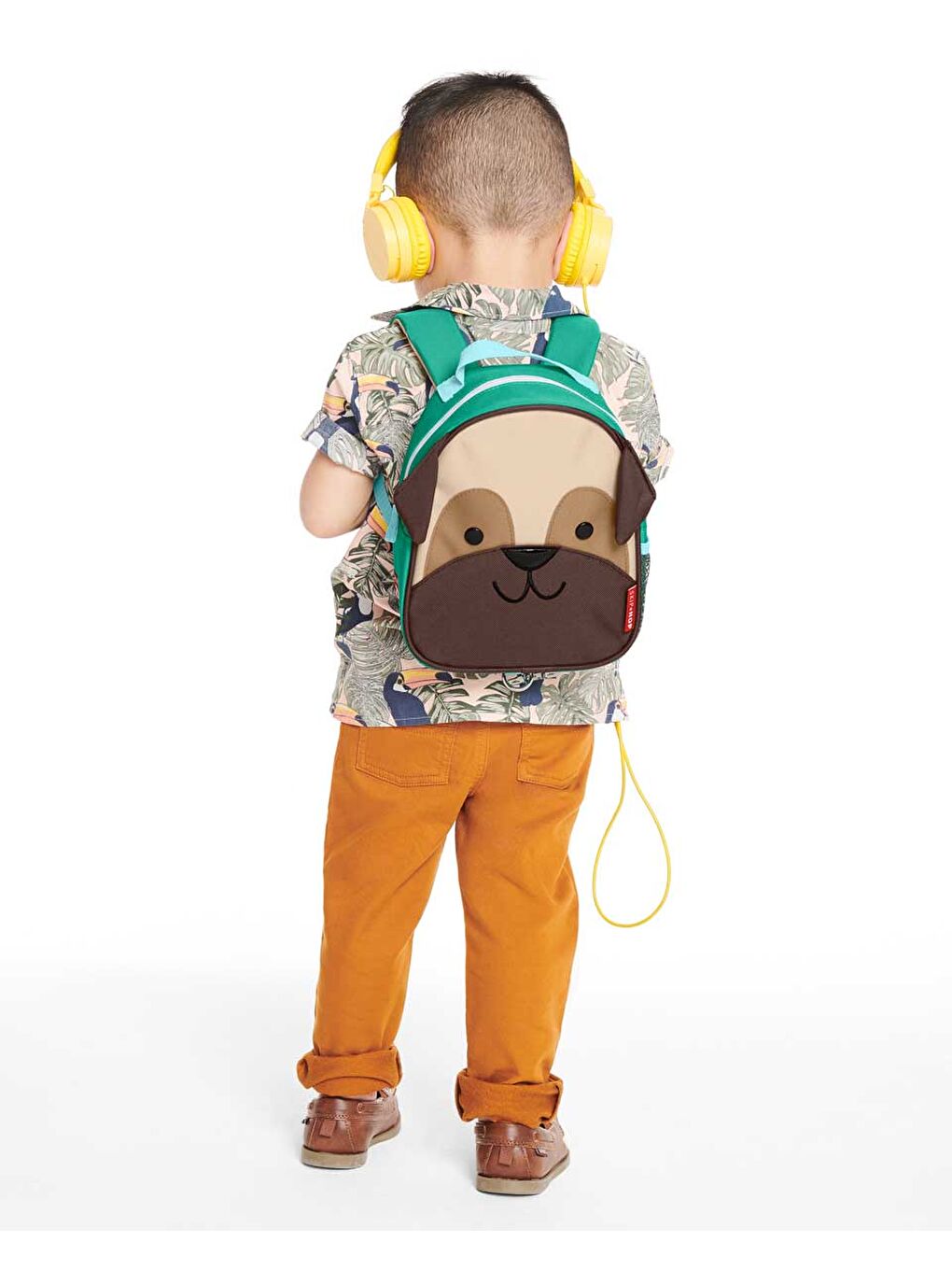 Karışık Çocuk Emniyet Kemerli Sırt Çantası Pug-8