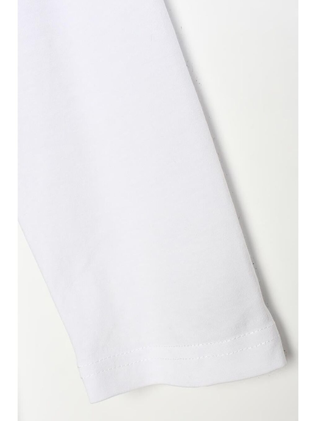 Beyaz Basic Pamuklu Süprem Sweat Tunik-4