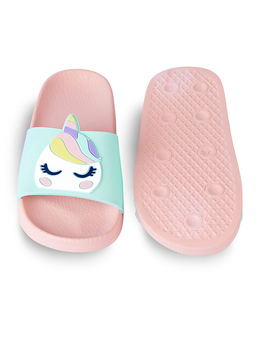 Pembe Kız Çocuk Terlik-2