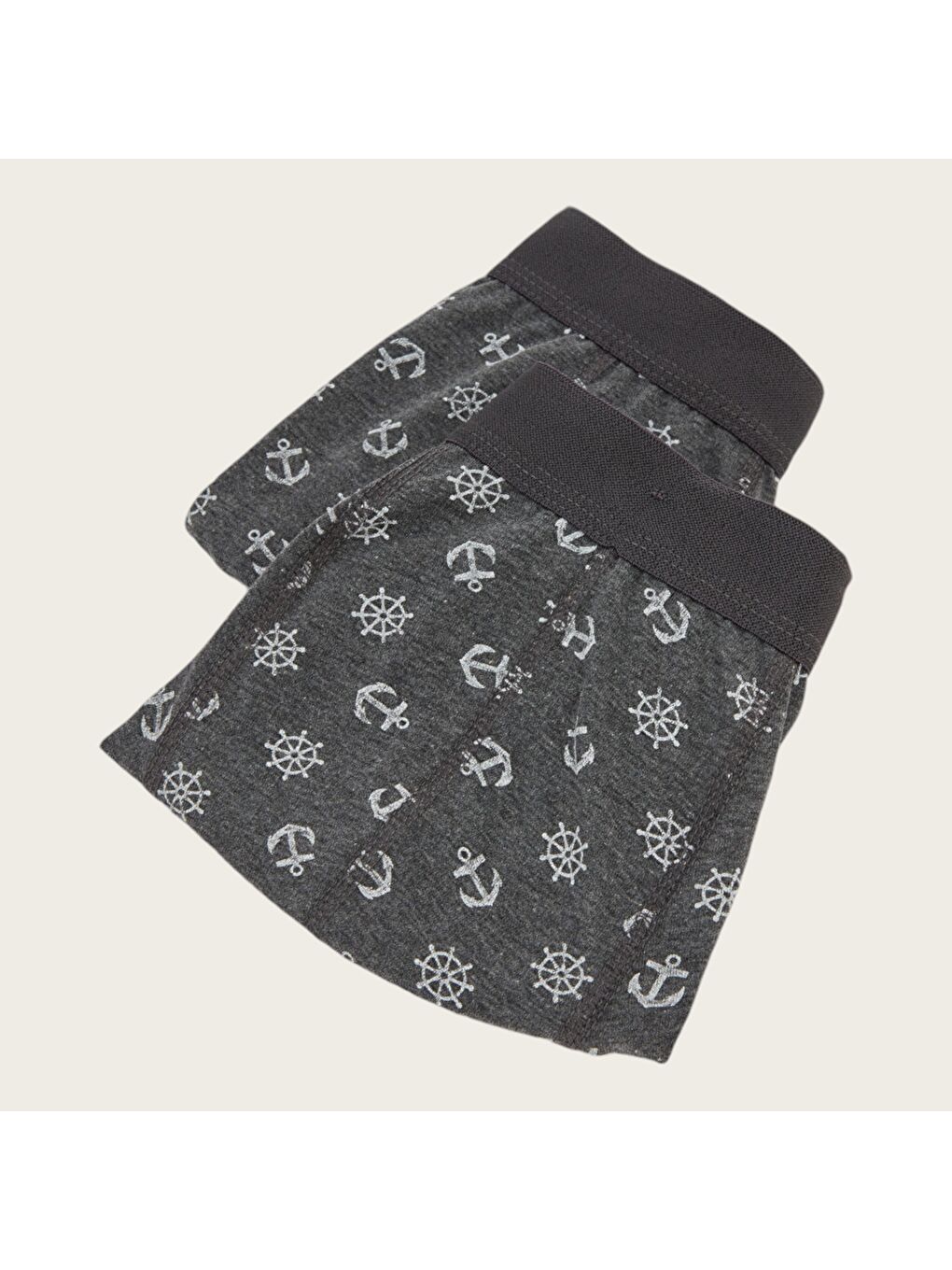 Siyah Standart Kalıp Pamuklu Esnek Erkek Boxer 4'lü-2