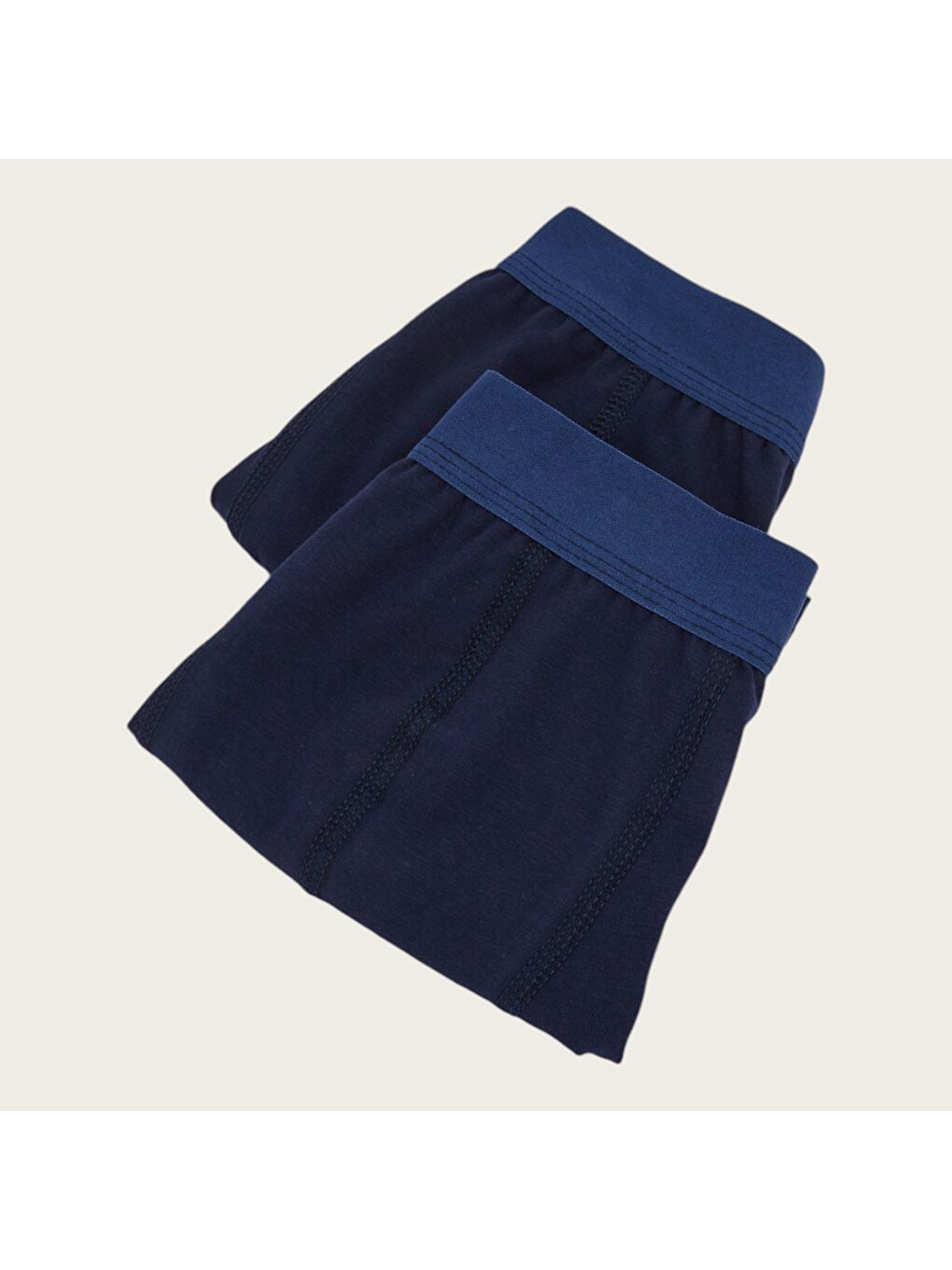 Lacivert Standart Kalıp Pamuklu Esnek Erkek Boxer 4'lü-1