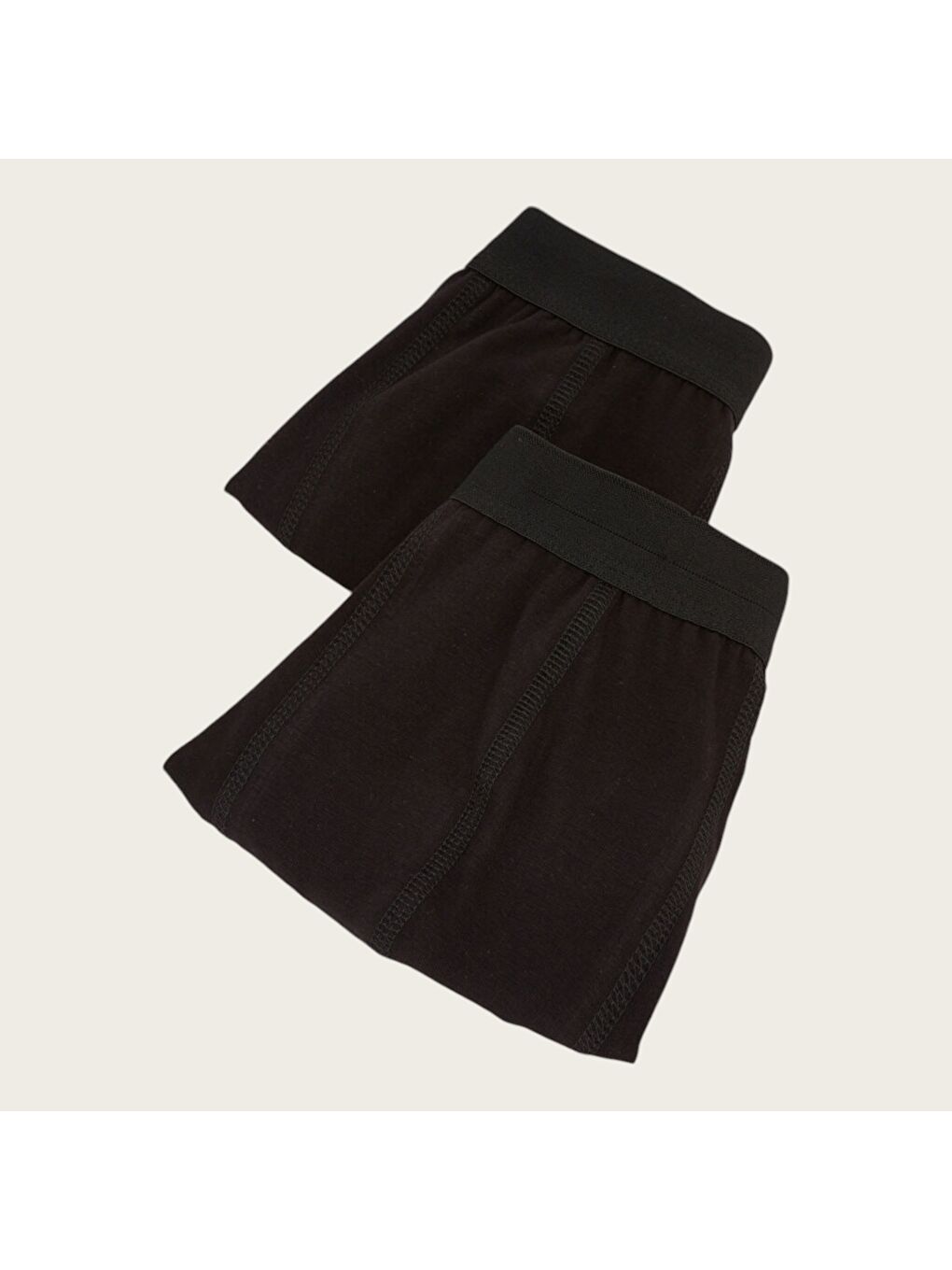 Siyah Standart Kalıp Pamuklu Esnek Erkek Boxer 4'lü-1