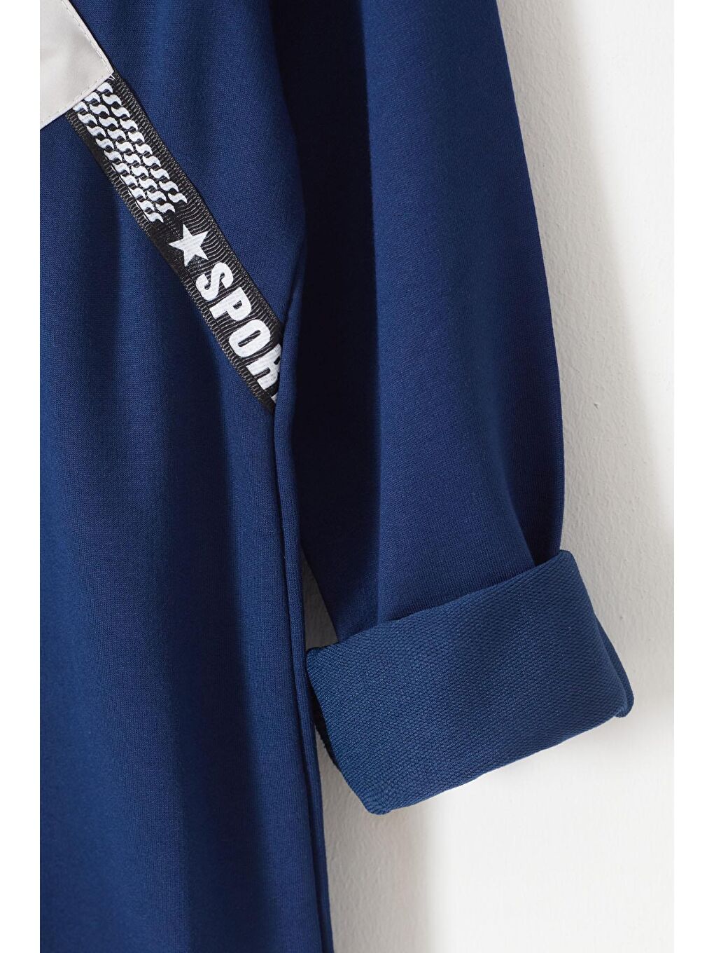 Lacivert Erkek Çocuk Cepli Kapüşonlu Sweatshirt 9-14 Yaş 14021-1