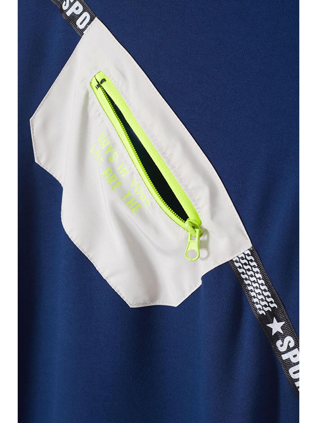 Lacivert Erkek Çocuk Cepli Kapüşonlu Sweatshirt 9-14 Yaş 14021-2