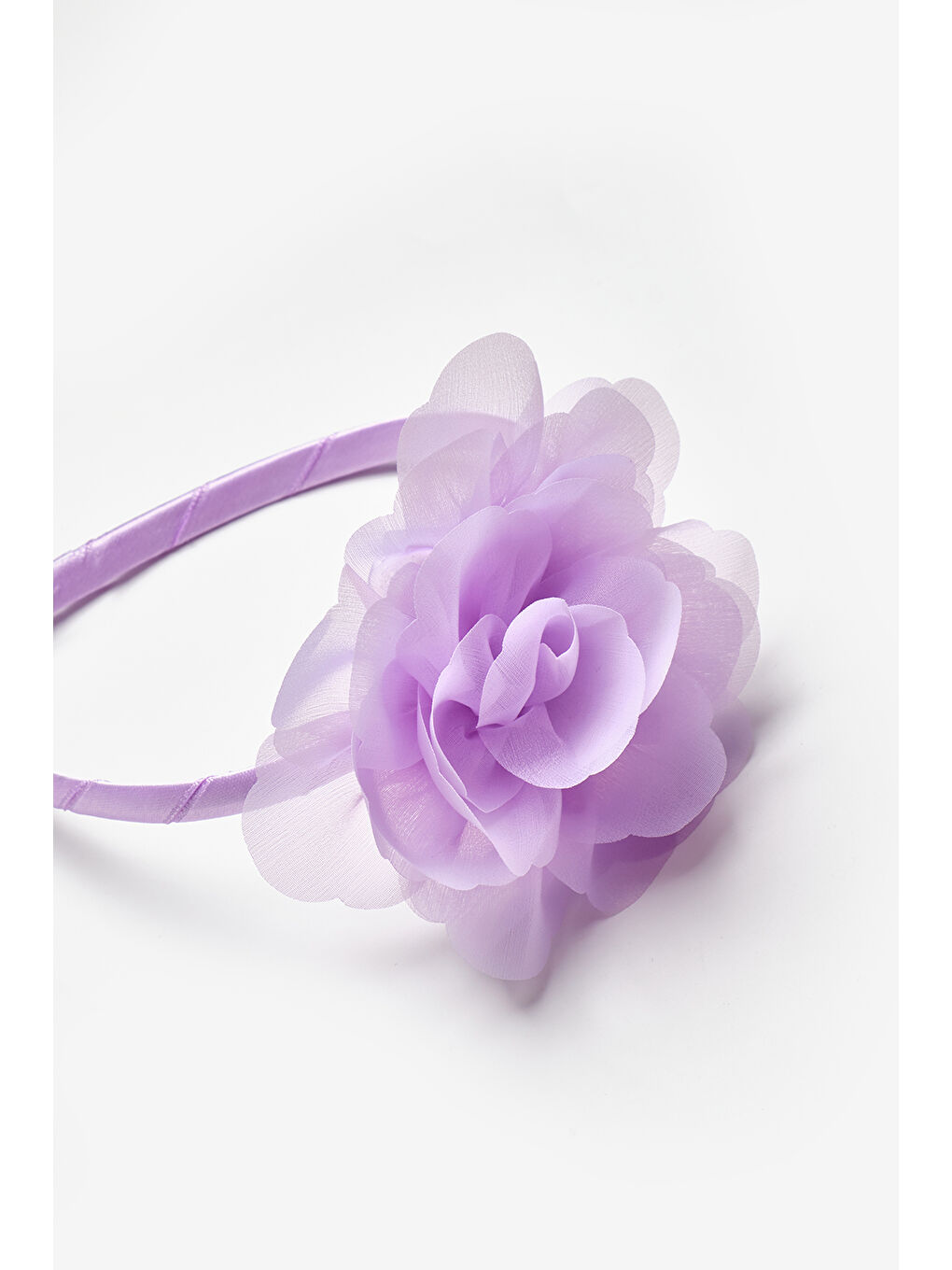 Mavi Gül Detaylı Kız Çocuk Taç-1