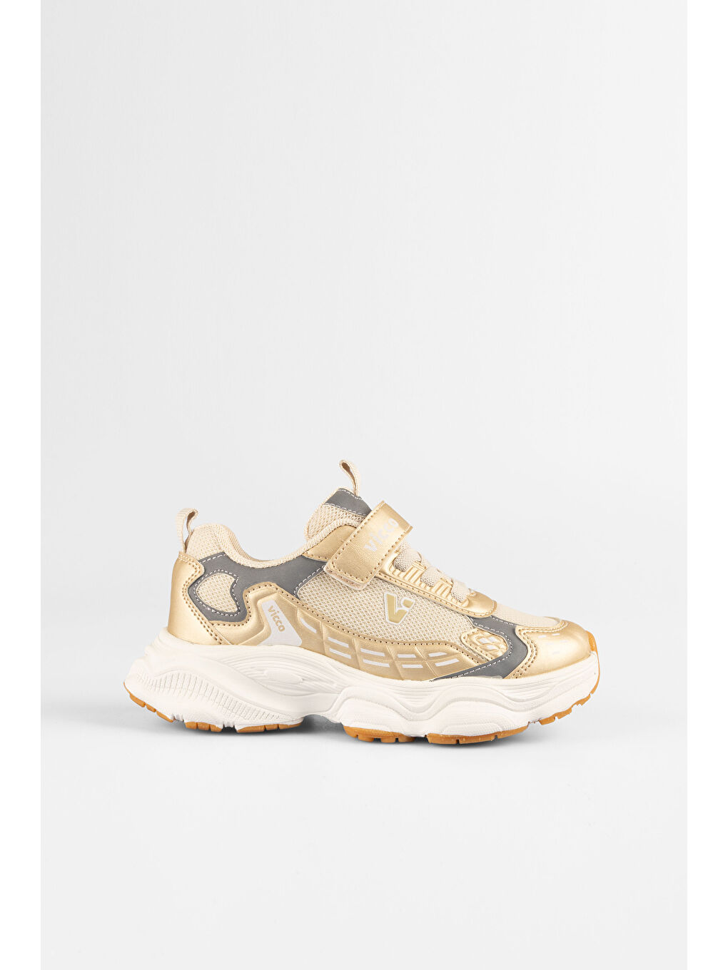 Sarı Tag Basic Kız Çocuk Altın Spor Ayakkabı