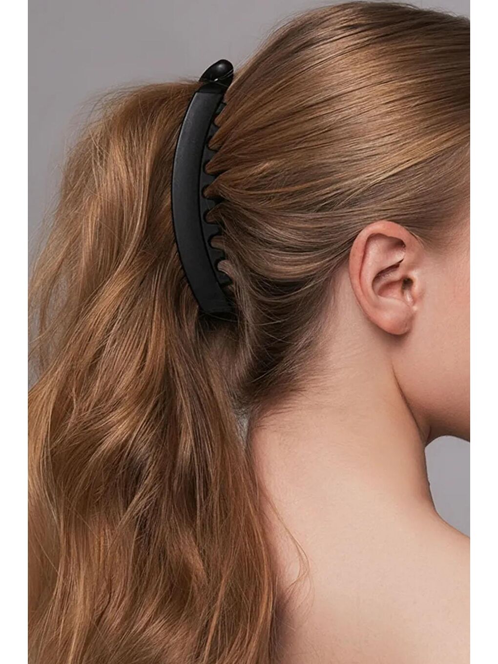 Büyük Siyah Taraklı Muz Toka - 2 Adet-4