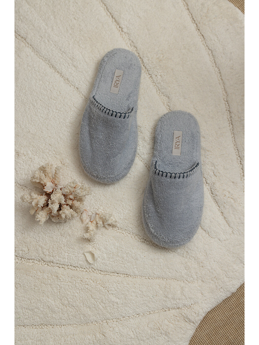 Mavi Shadow Unisex Kalın Tabanlı Havlu Terlik Misty Blue-2