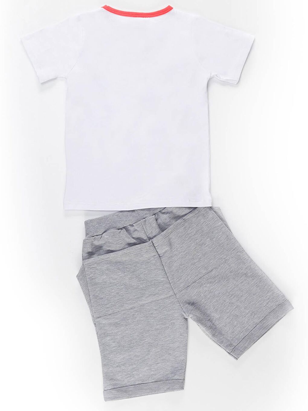 Denokids Karışık Timsah Baggy Şort Takım - 3