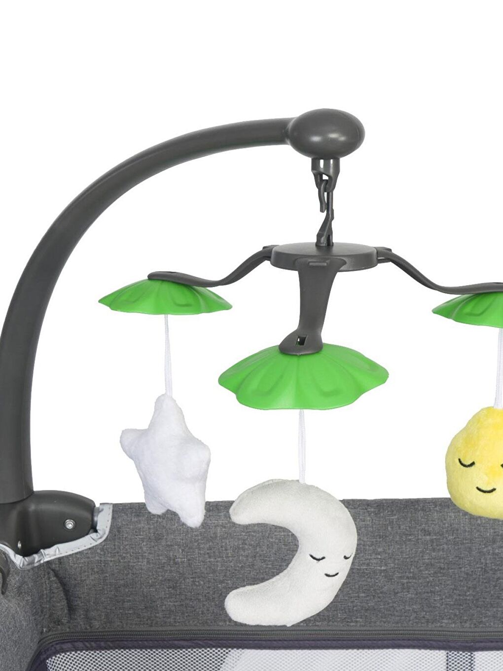 Atlantis Otomatik Anne Yanı Oyun Parkı 70x120 - Gri-3