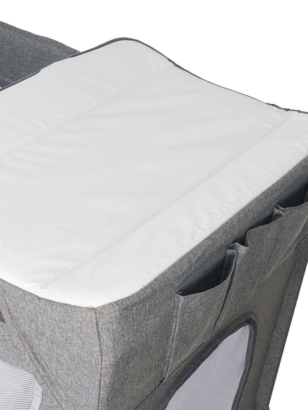 Atlantis Otomatik Anne Yanı Oyun Parkı 70x120 - Gri-5