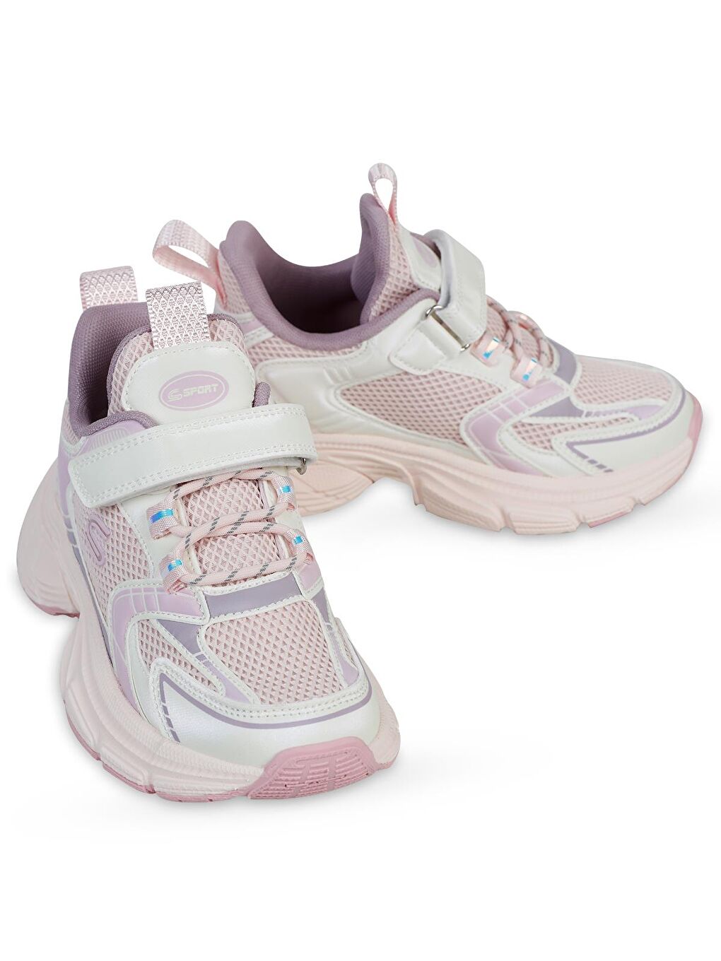 Pembe Sport 31-35 Numara Spor Ayakkabı - Pudra 33-3