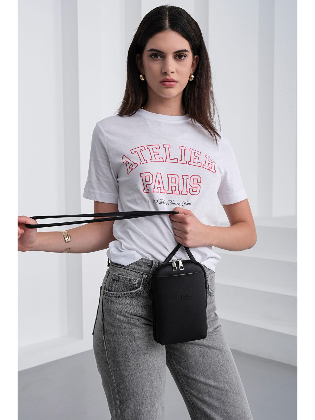 Vux Çapraz Çanta Siyah-4