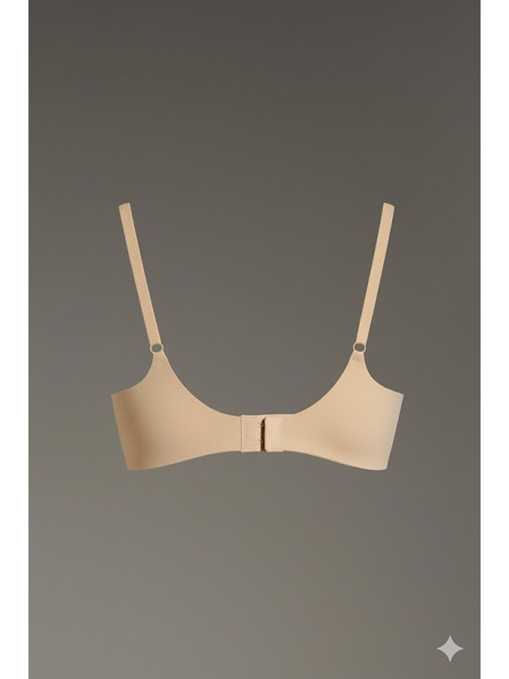 Bej Balensiz Dikişsiz Lazer Çıkarılabilir Pedli Sütyen C26150 Ten-1