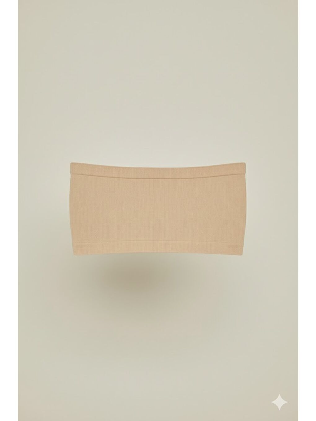 Bej C14002 Dikişsiz Straplez Büstiyer Ten-1