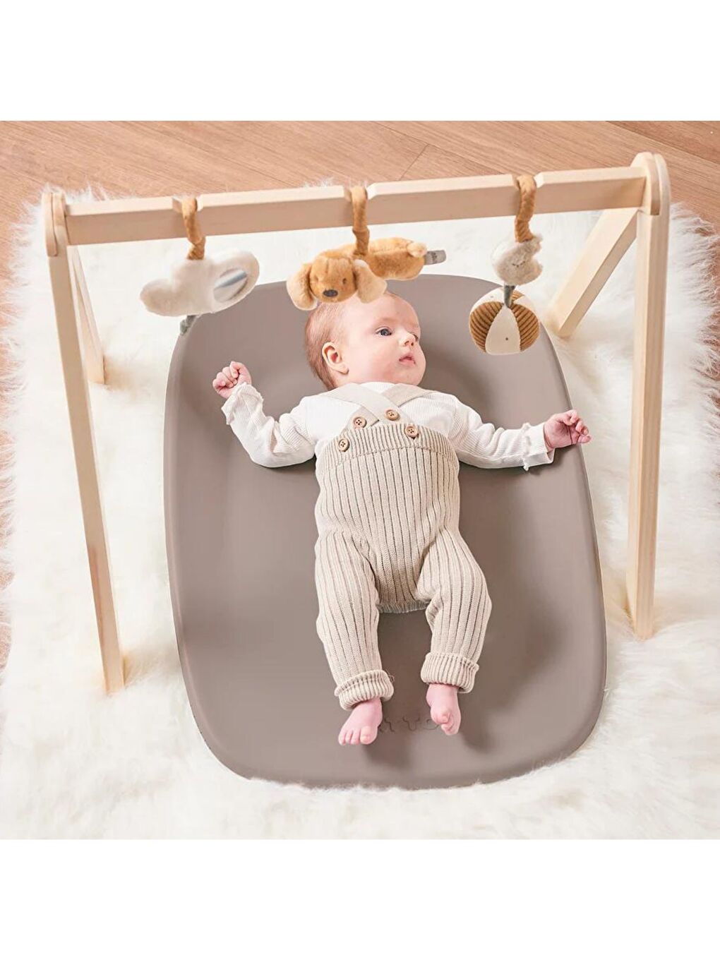 Softy Alt Değiştirme Minderi 70x50 Cm Kahverengi-4