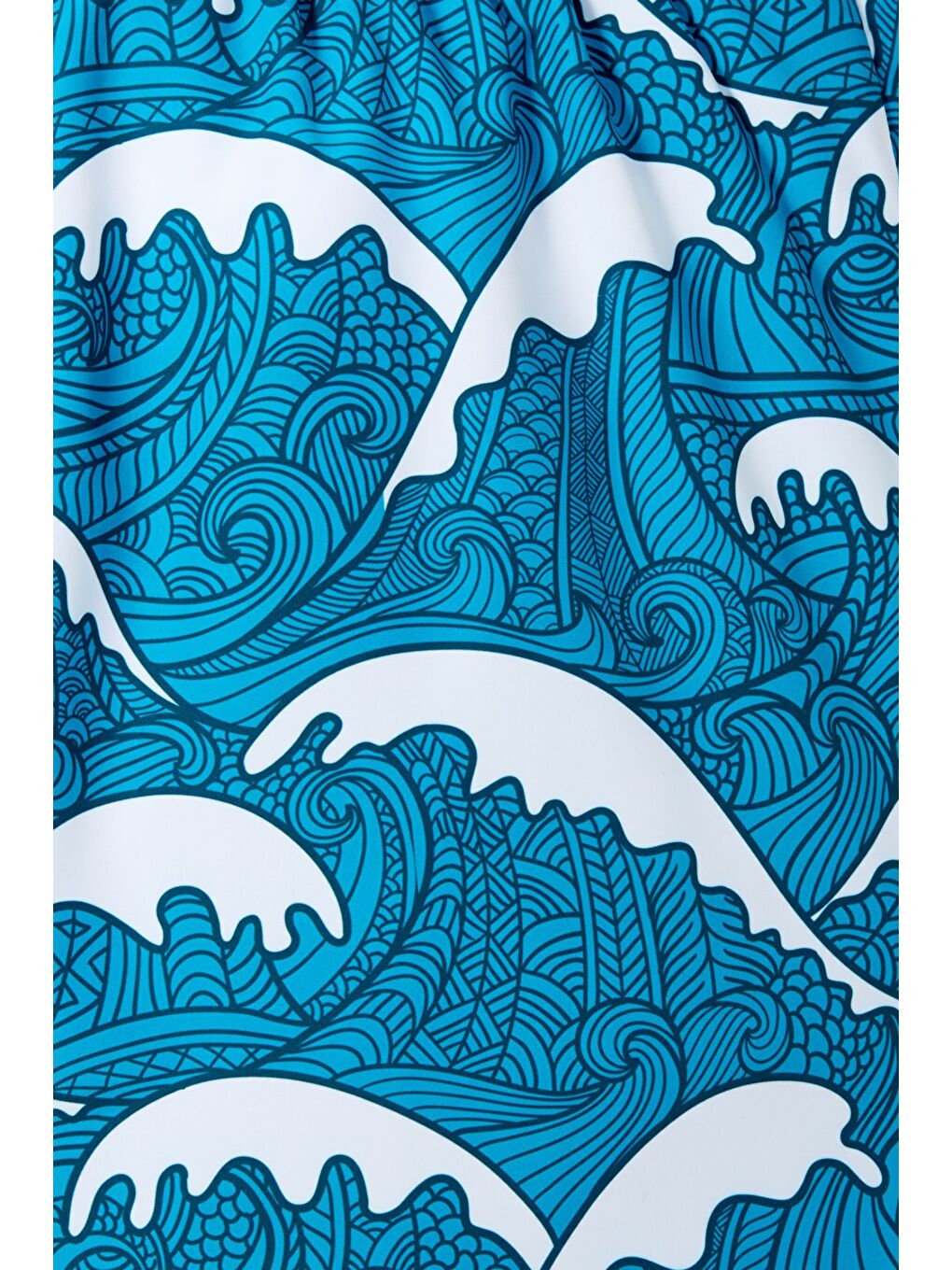 Petrol Erkek Regular Fit Baskılı Deniz Şortu-6