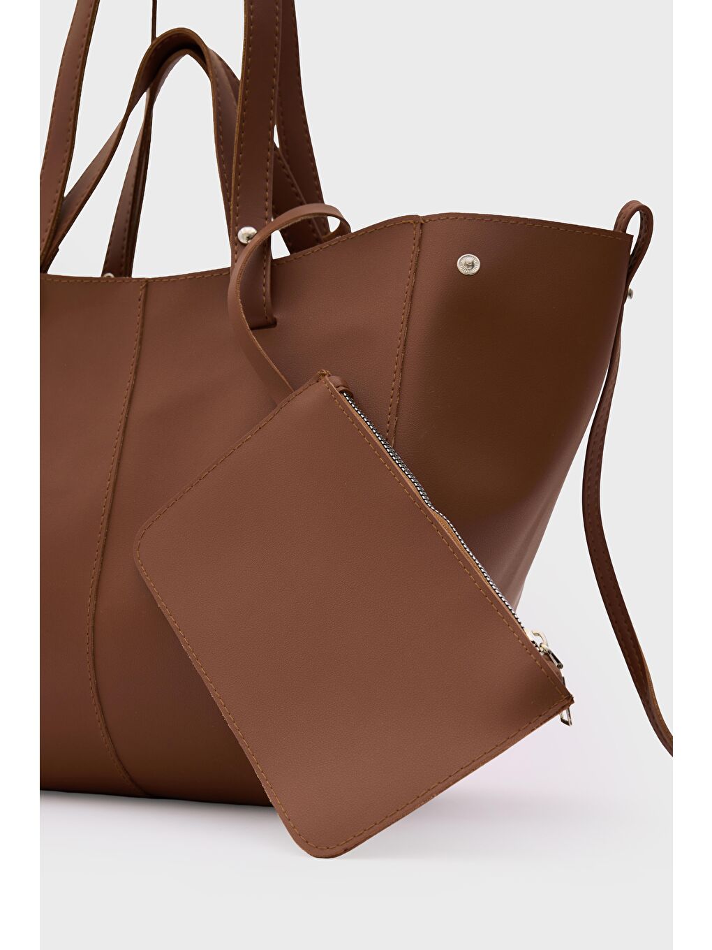 Kahverengi Champ City Omuz Çantası Taba-5