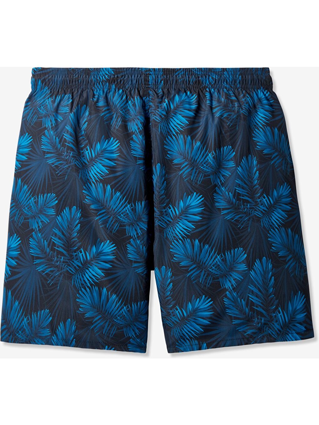 Siyah Erkek Regular Fit Baskılı Deniz Şortu-4