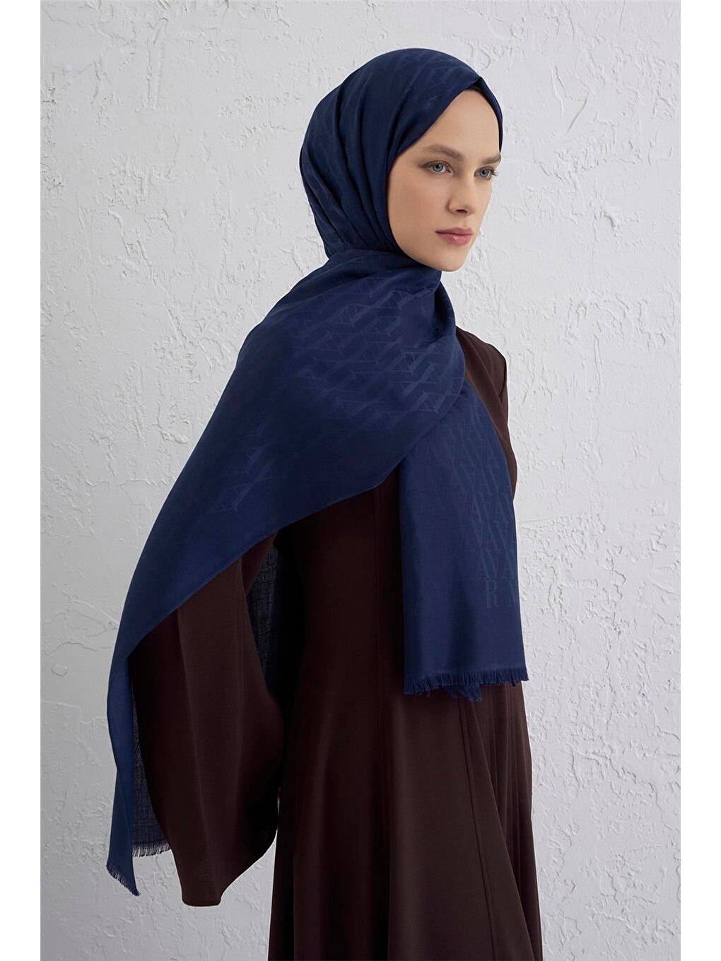 Lacivert Edition Şal 03-1