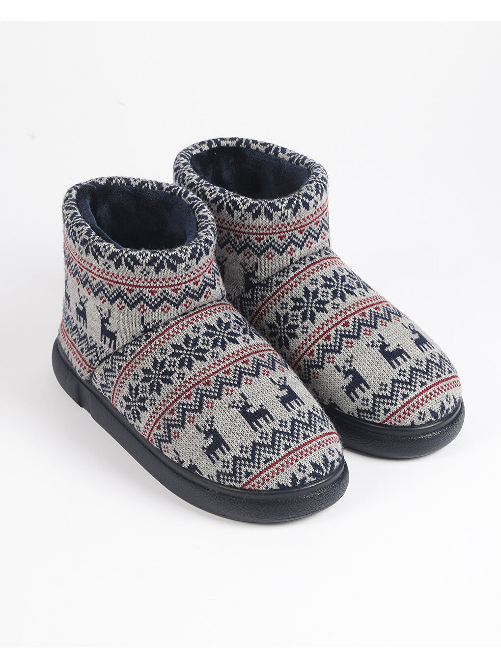 Kırmızı Erkek Triko Detaylı Panduf - JONAS